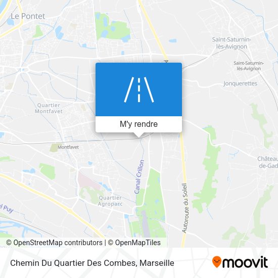 Chemin Du Quartier Des Combes plan