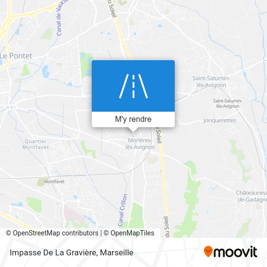 Impasse De La Gravière plan