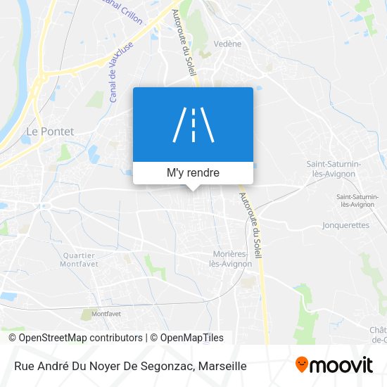 Rue André Du Noyer De Segonzac plan