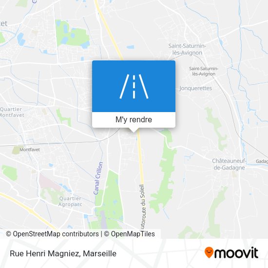 Rue Henri Magniez plan