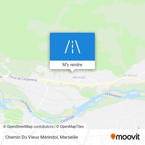 Chemin Du Vieux Mérindol plan