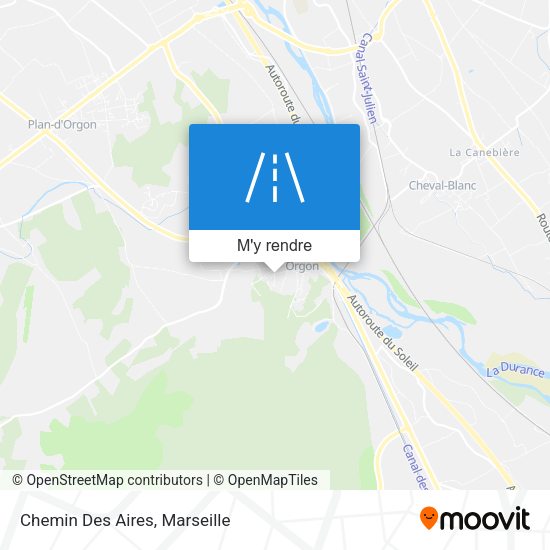 Chemin Des Aires plan