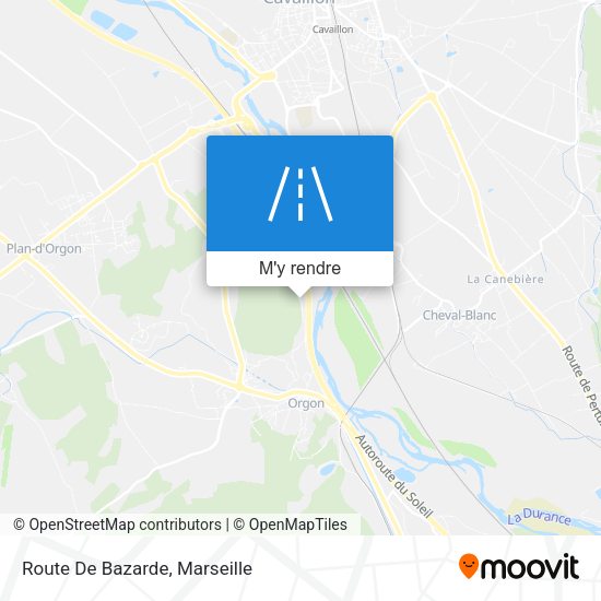 Route De Bazarde plan