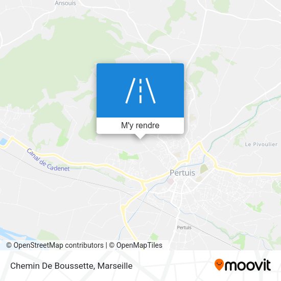 Chemin De Boussette plan