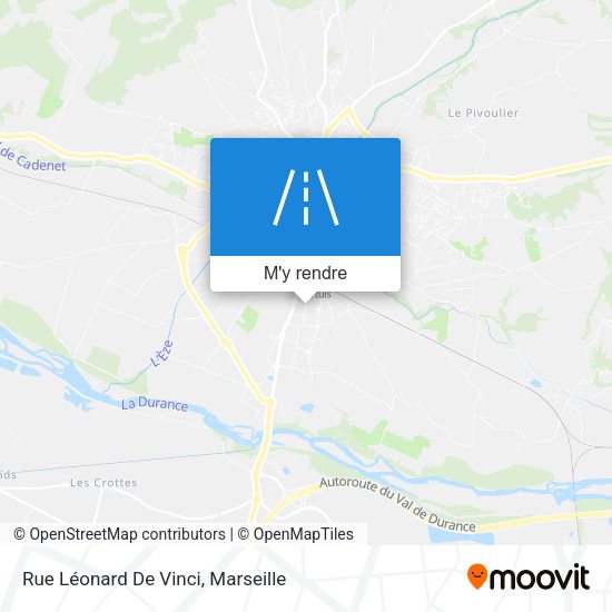 Rue Léonard De Vinci plan