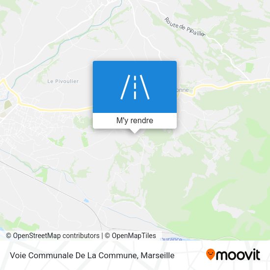 Voie Communale De La Commune plan