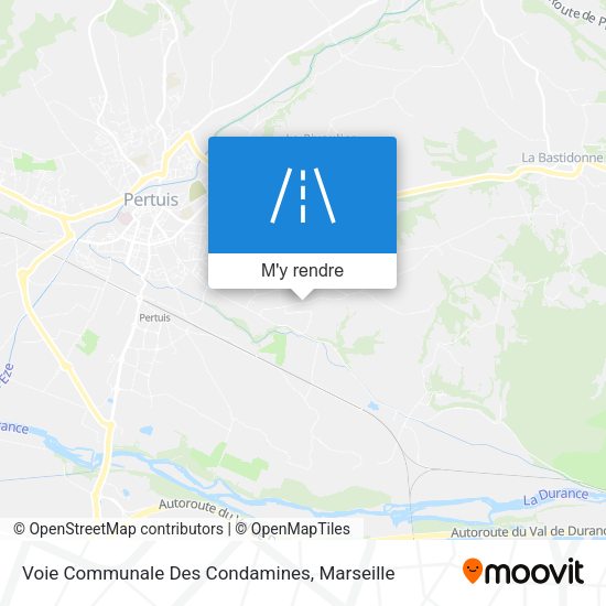 Voie Communale Des Condamines plan