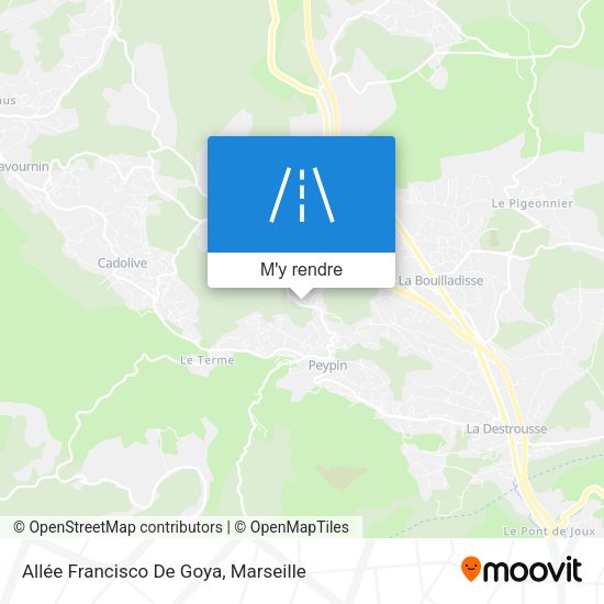 Allée Francisco De Goya plan