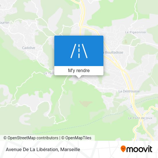 Avenue De La Libération plan