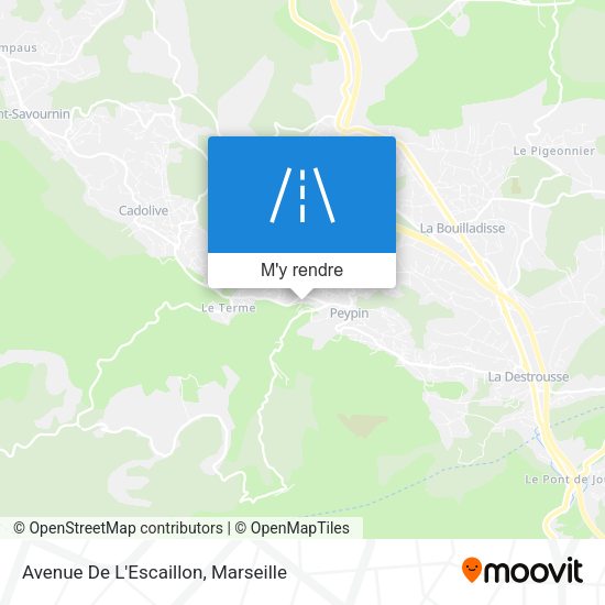 Avenue De L'Escaillon plan