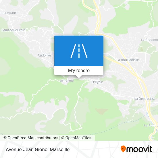 Avenue Jean Giono plan