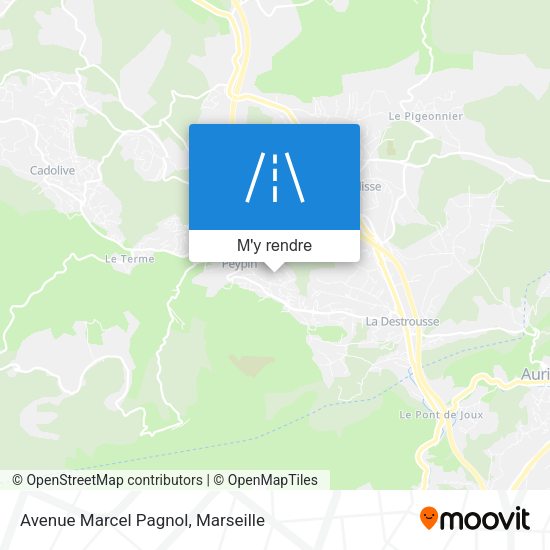 Avenue Marcel Pagnol plan