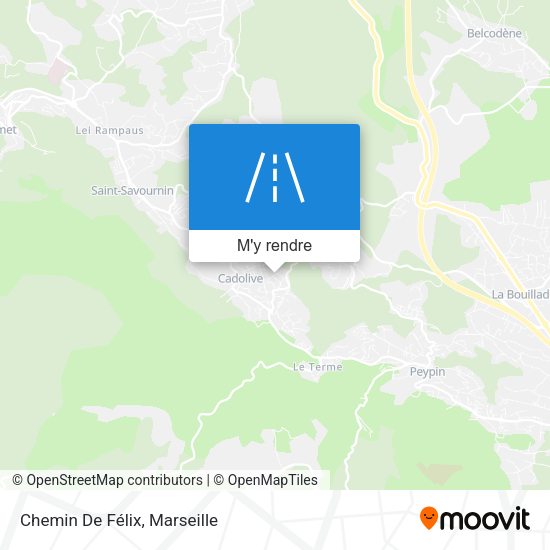 Chemin De Félix plan