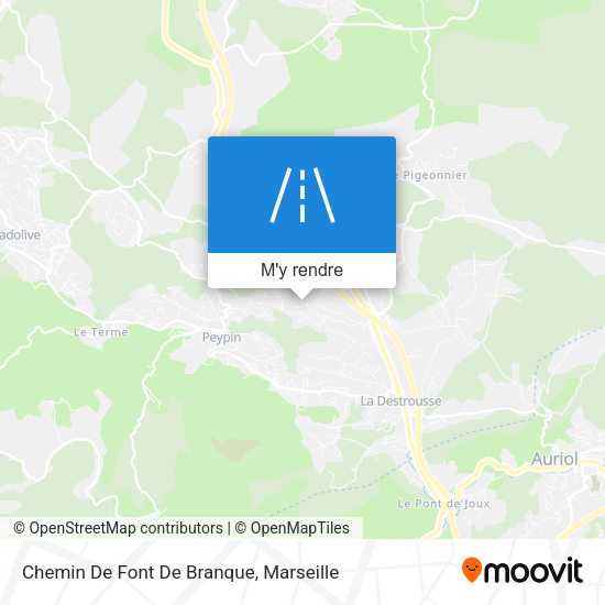 Chemin De Font De Branque plan