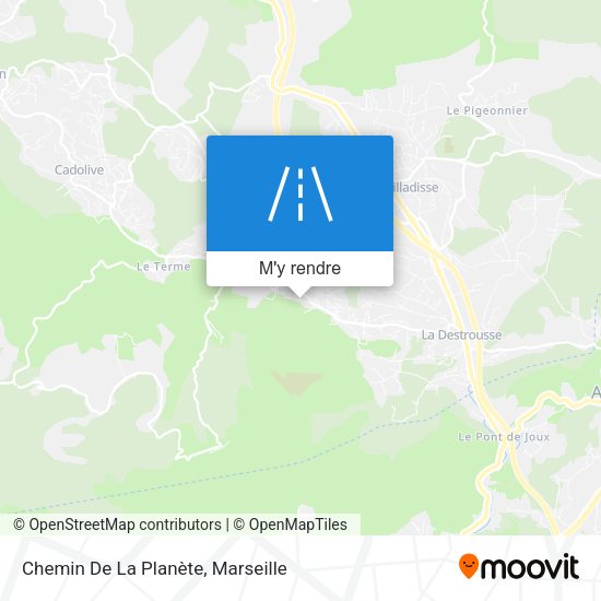 Chemin De La Planète plan