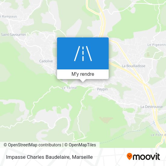 Impasse Charles Baudelaire plan