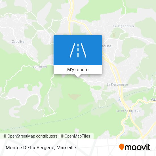 Montée De La Bergerie plan