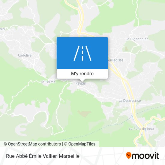 Rue Abbé Émile Vallier plan