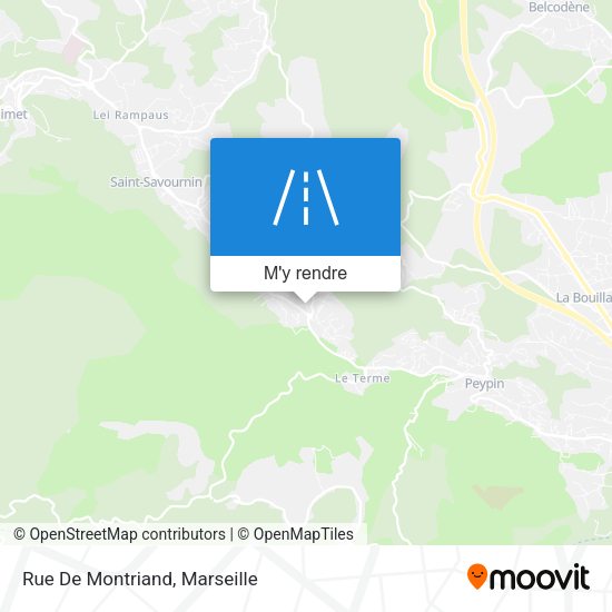 Rue De Montriand plan