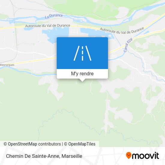 Chemin De Sainte-Anne plan