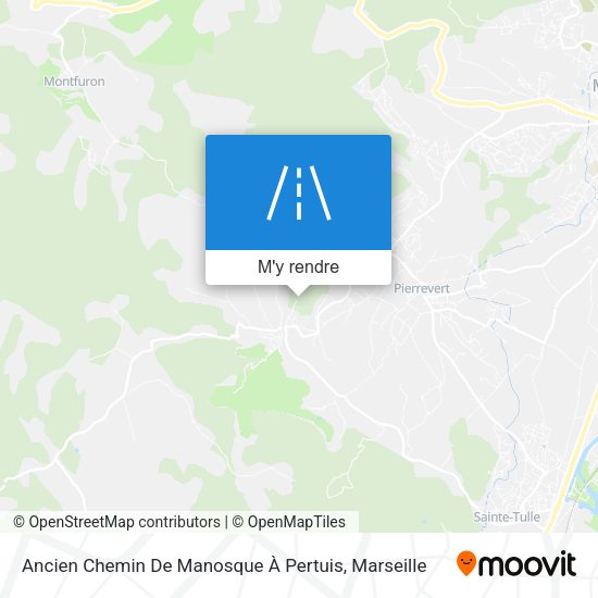 Ancien Chemin De Manosque À Pertuis plan