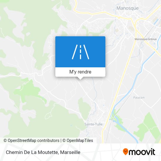 Chemin De La Moutette plan