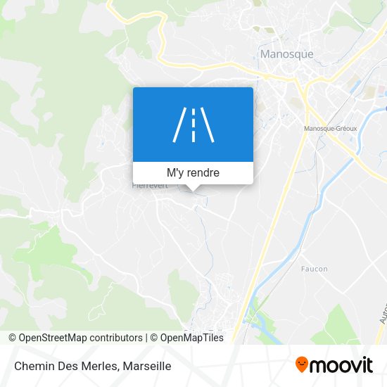 Chemin Des Merles plan