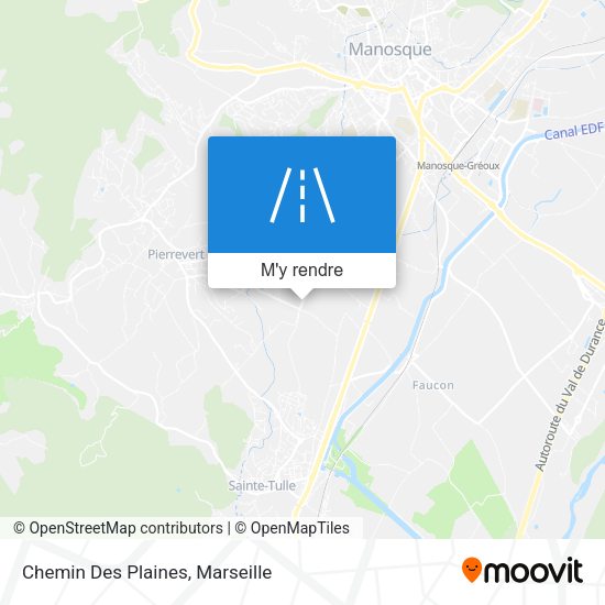 Chemin Des Plaines plan