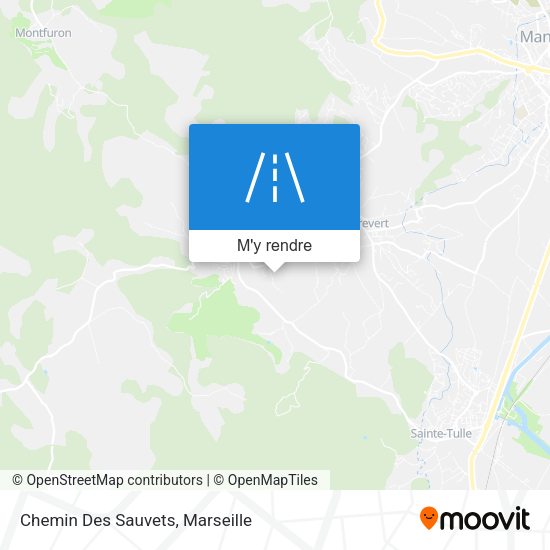 Chemin Des Sauvets plan