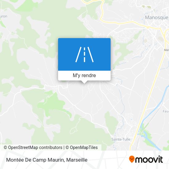 Montée De Camp Maurin plan