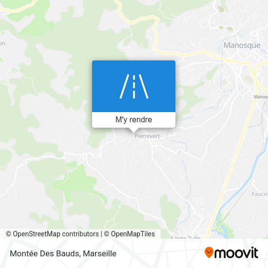 Montée Des Bauds plan