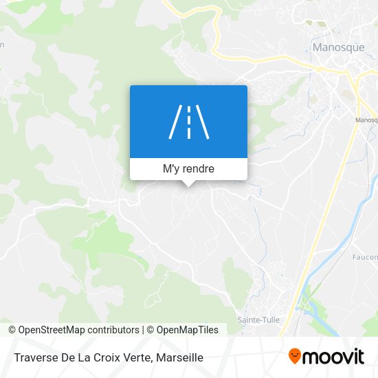 Traverse De La Croix Verte plan
