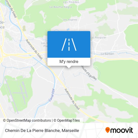 Chemin De La Pierre Blanche plan
