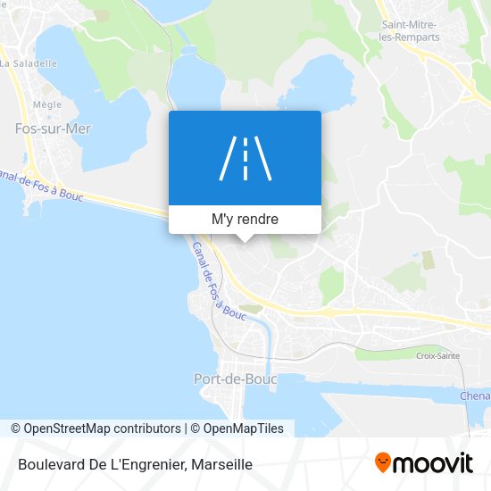 Boulevard De L'Engrenier plan