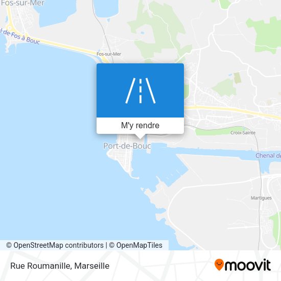 Rue Roumanille plan