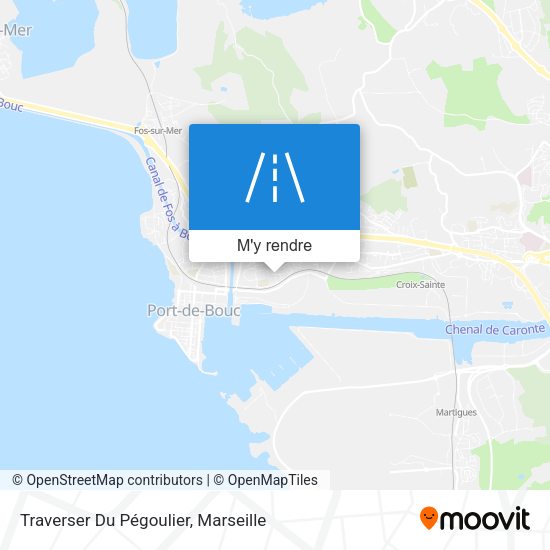 Traverser Du Pégoulier plan