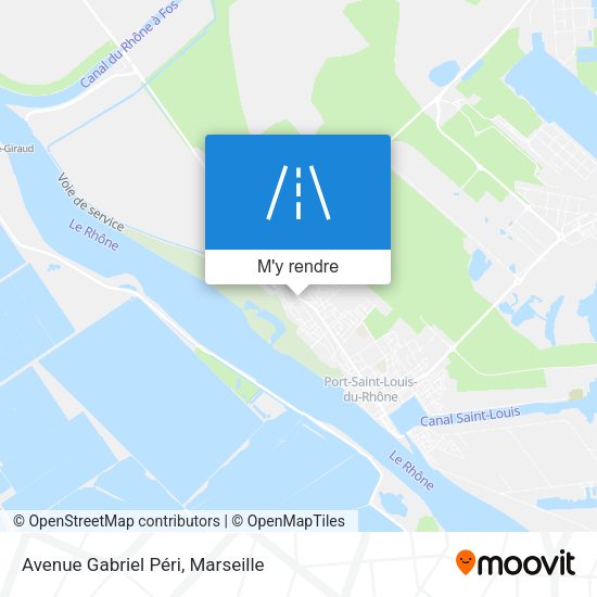 Avenue Gabriel Péri plan