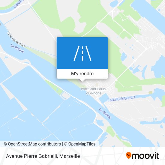 Avenue Pierre Gabrielli plan