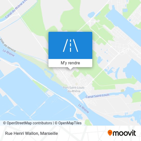 Rue Henri Wallon plan