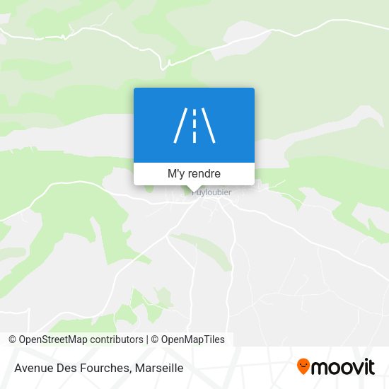 Avenue Des Fourches plan