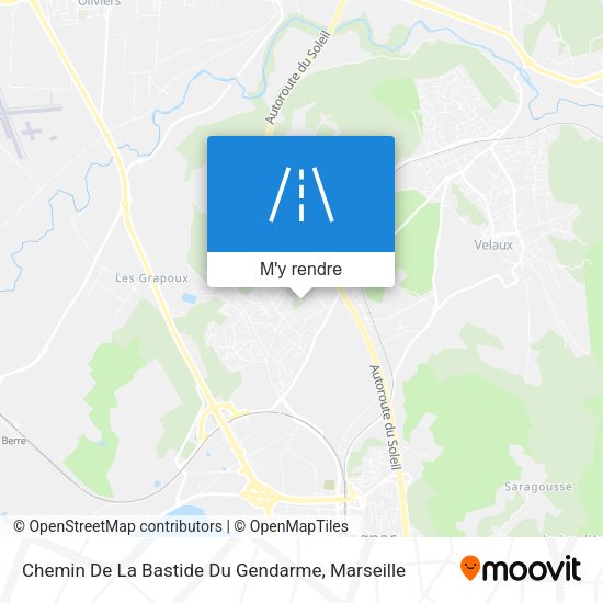 Chemin De La Bastide Du Gendarme plan