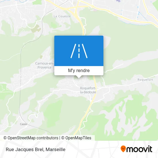 Rue Jacques Brel plan