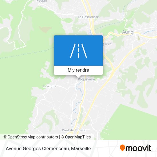 Avenue Georges Clemenceau plan