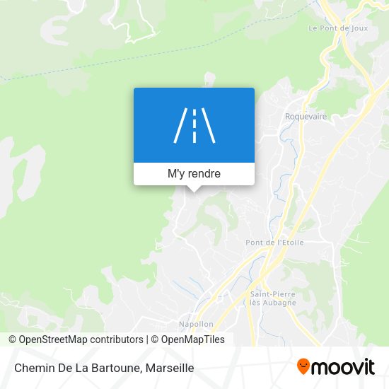 Chemin De La Bartoune plan