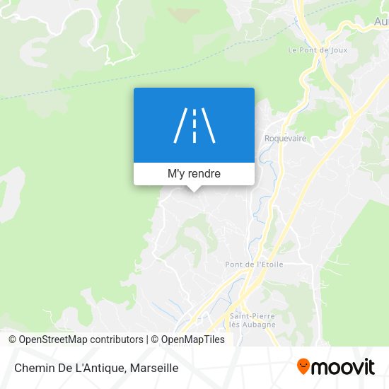 Chemin De L'Antique plan