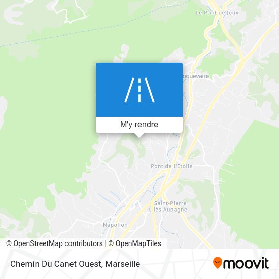 Chemin Du Canet Ouest plan