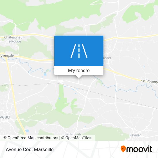Avenue Coq plan
