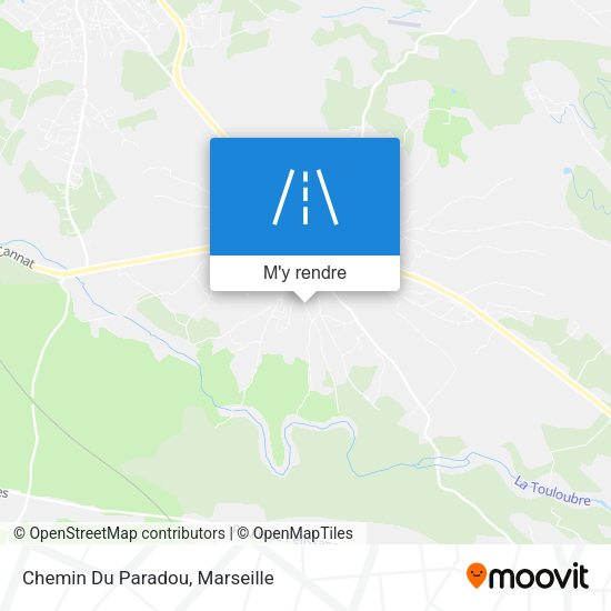 Chemin Du Paradou plan