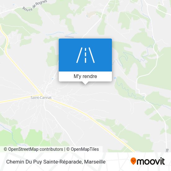 Chemin Du Puy Sainte-Réparade plan