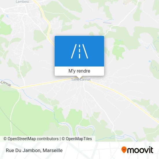 Rue Du Jambon plan